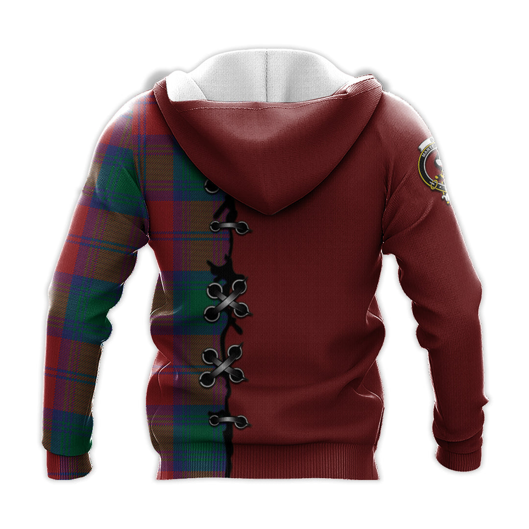 Printivon Byres Byses Tartan Hoodie Lion Rampant And Celtic Thistle Style