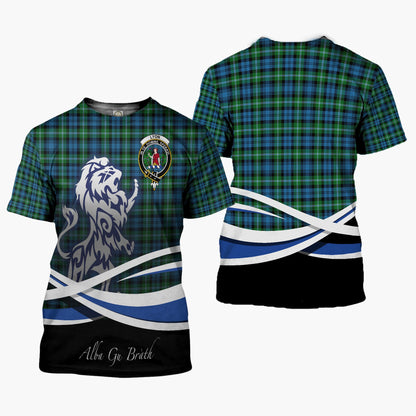 Printivon Lyon Clan Crest Alba Gu Brath T Shirt Scotland Gift