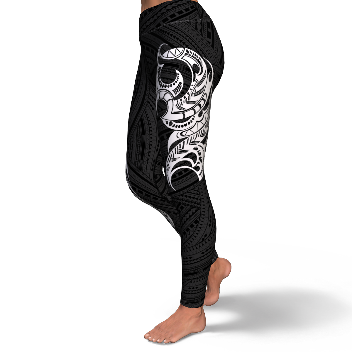 Polynesian Legging - Polynesian Tattoo Design Legging NN0