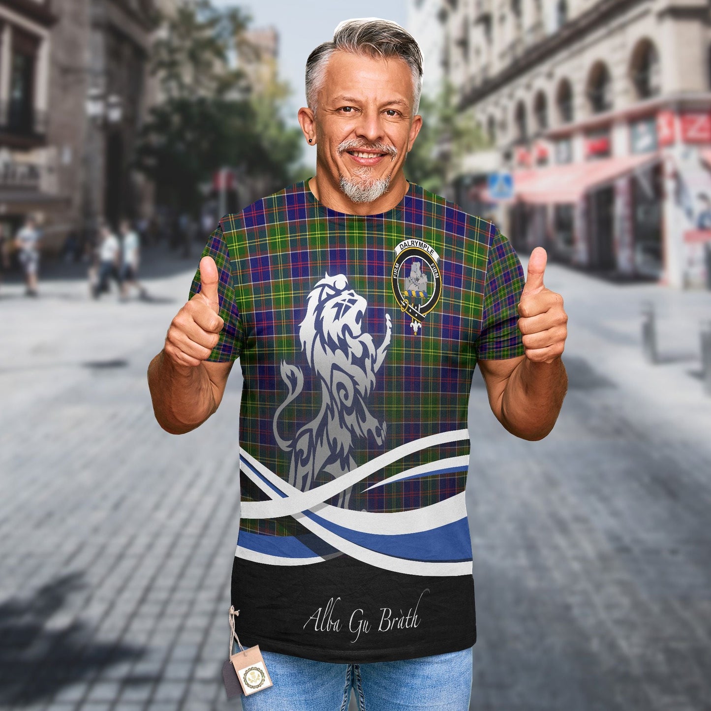 Printivon Dalrymple Clan Crest Alba Gu Brath T Shirt Scotland Gift