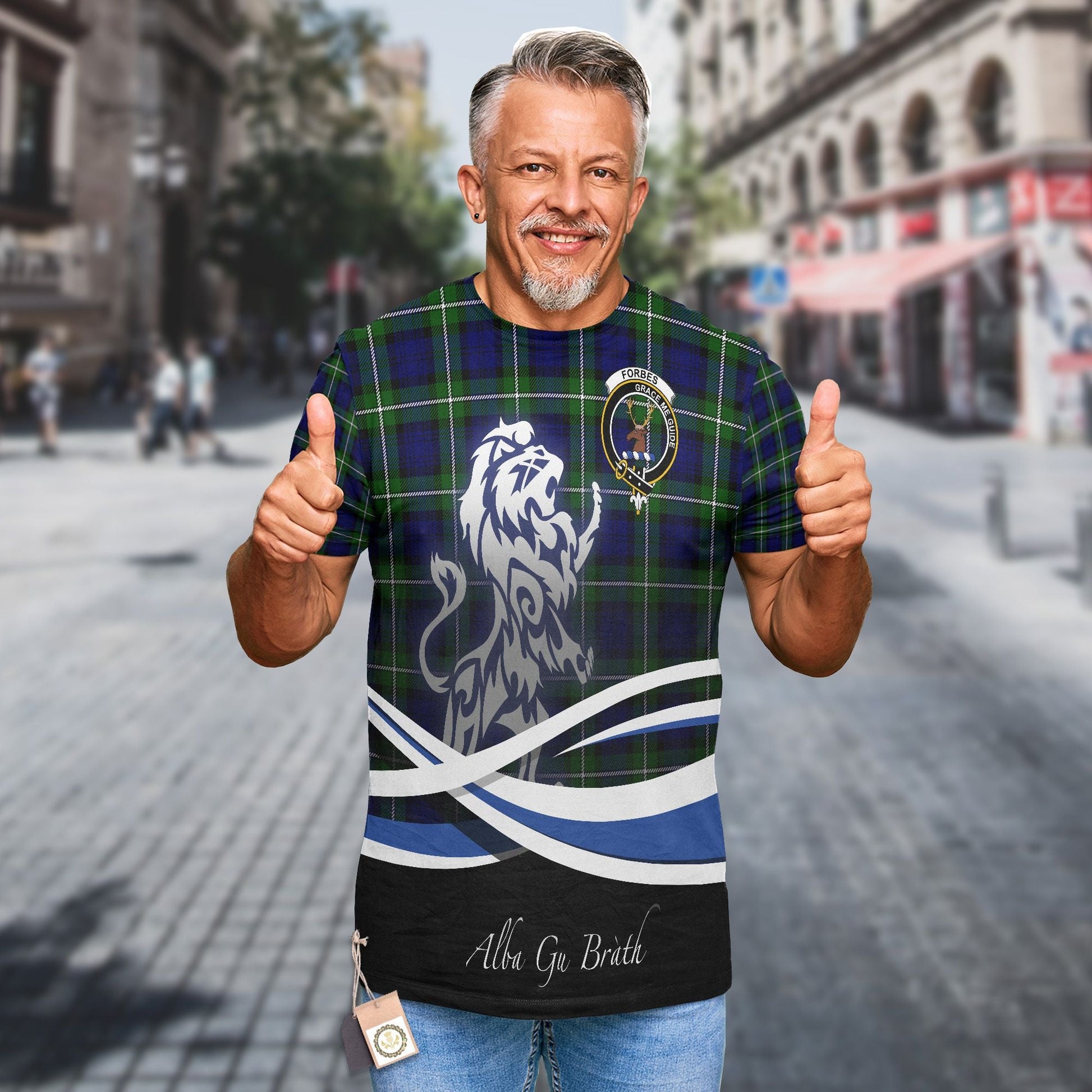 Printivon Forbes Clan Crest Alba Gu Brath T Shirt Scotland Gift