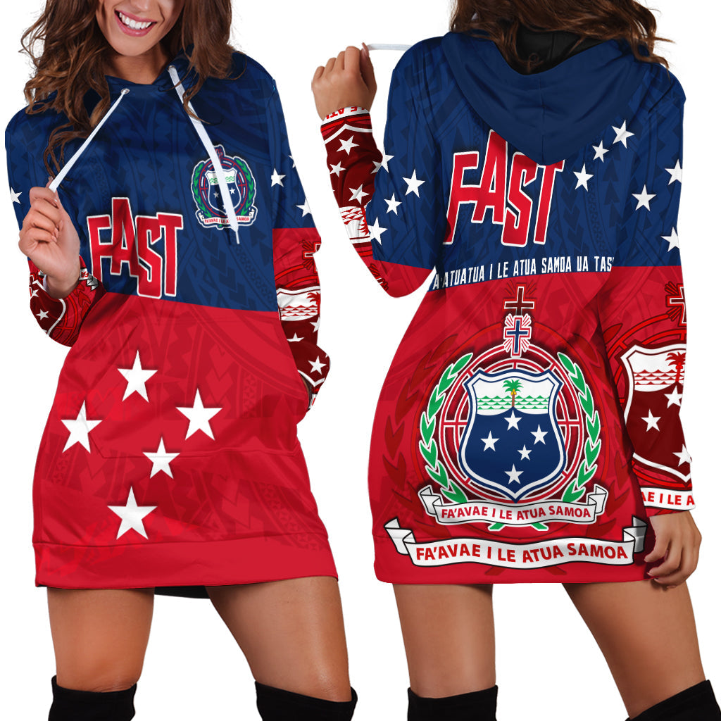 F.A.S.T Samoa Hoodie Dress Polynesian Enthusiasm