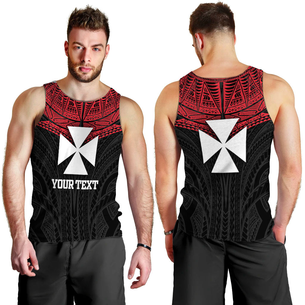 Custom Personalised Wallis And Futuna Pride Men Tank Top