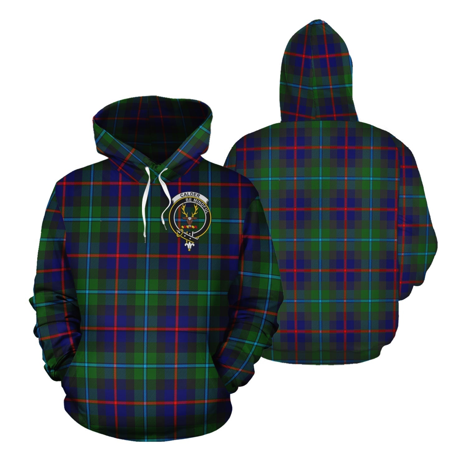 Printivon Calder Modern Tartan Hoodie
