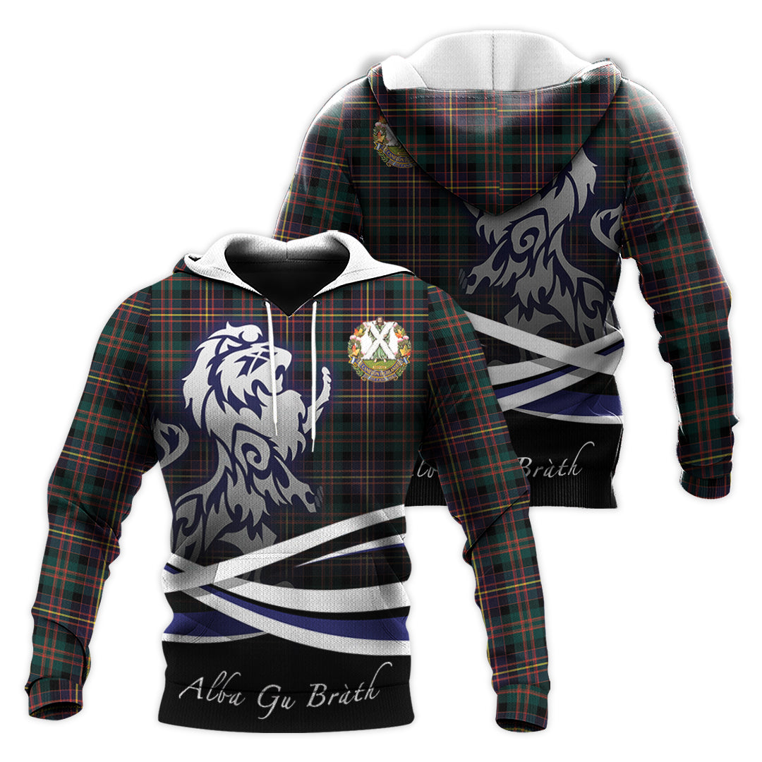 Printivon Cameron Highlanders Of Ottawa Tartan Scottish Lion Hoodie