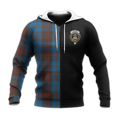Printivon Cameron Hunting Tartan Personalize Half Hoodie