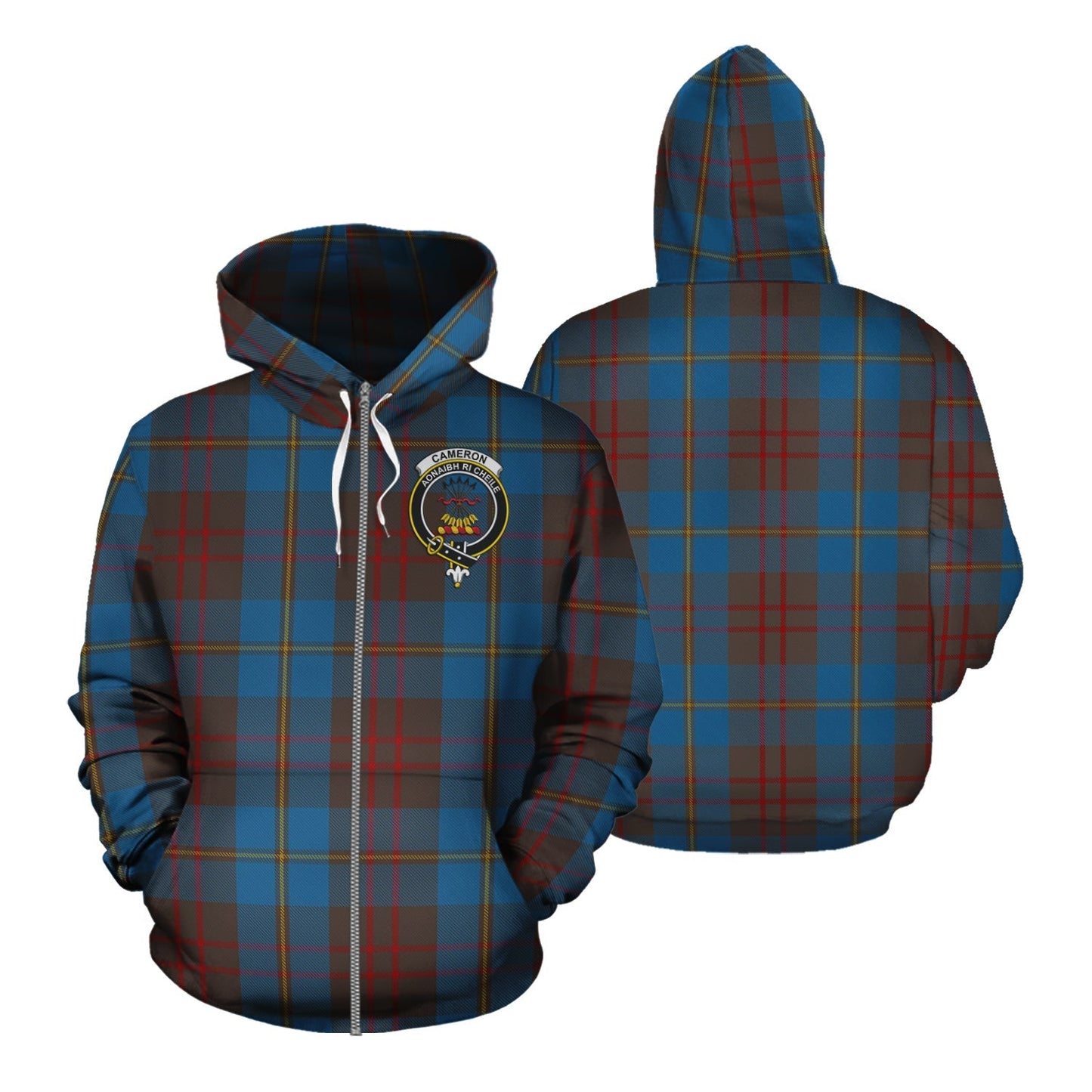 Printivon Cameron Hunting Tartan Hoodie