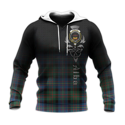 Printivon Cameron Of Erracht Ancient Tartan Crest Alba Celtic Hoodie