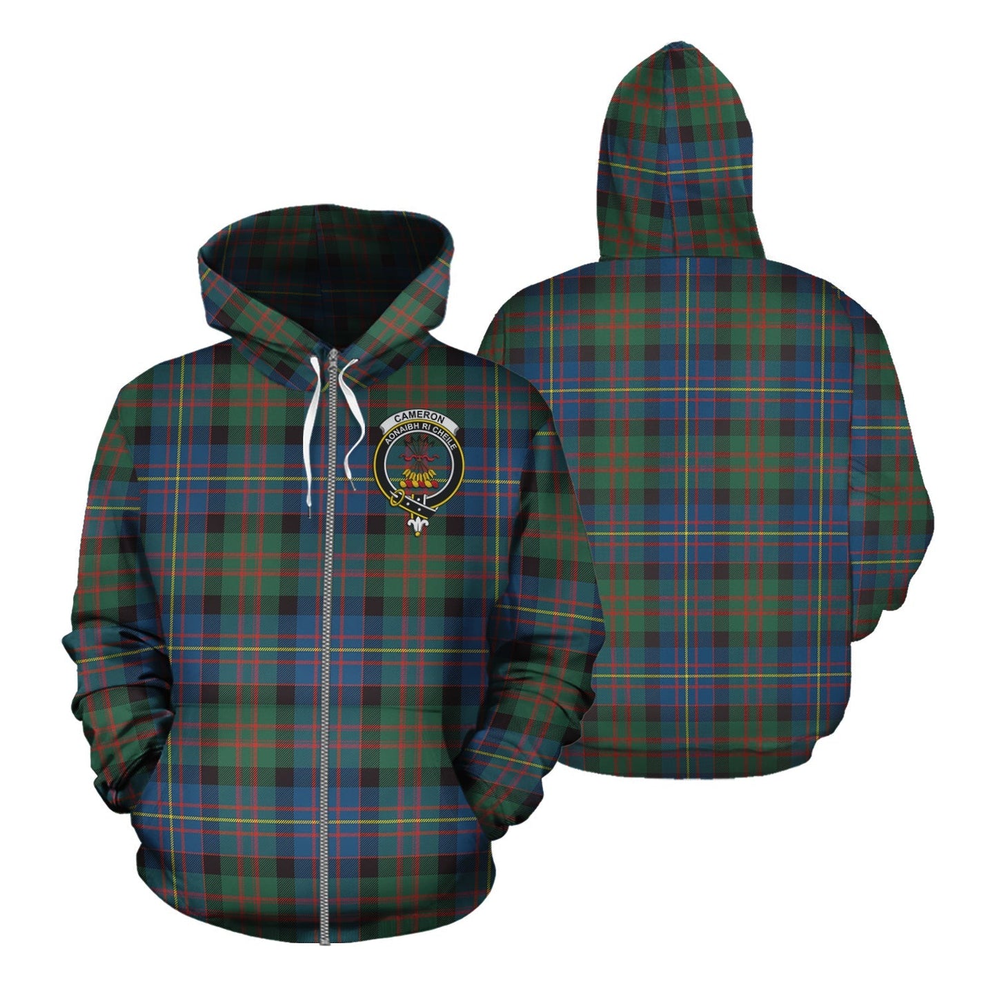 Printivon Cameron Of Erracht Ancient Tartan Hoodie