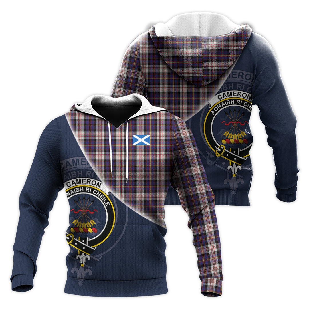 Printivon Cameron Of Erracht Dress Tartan Scottish Crest Hoodie