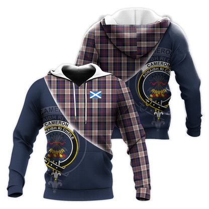 Printivon Cameron Of Erracht Dress Tartan Scottish Crest Hoodie