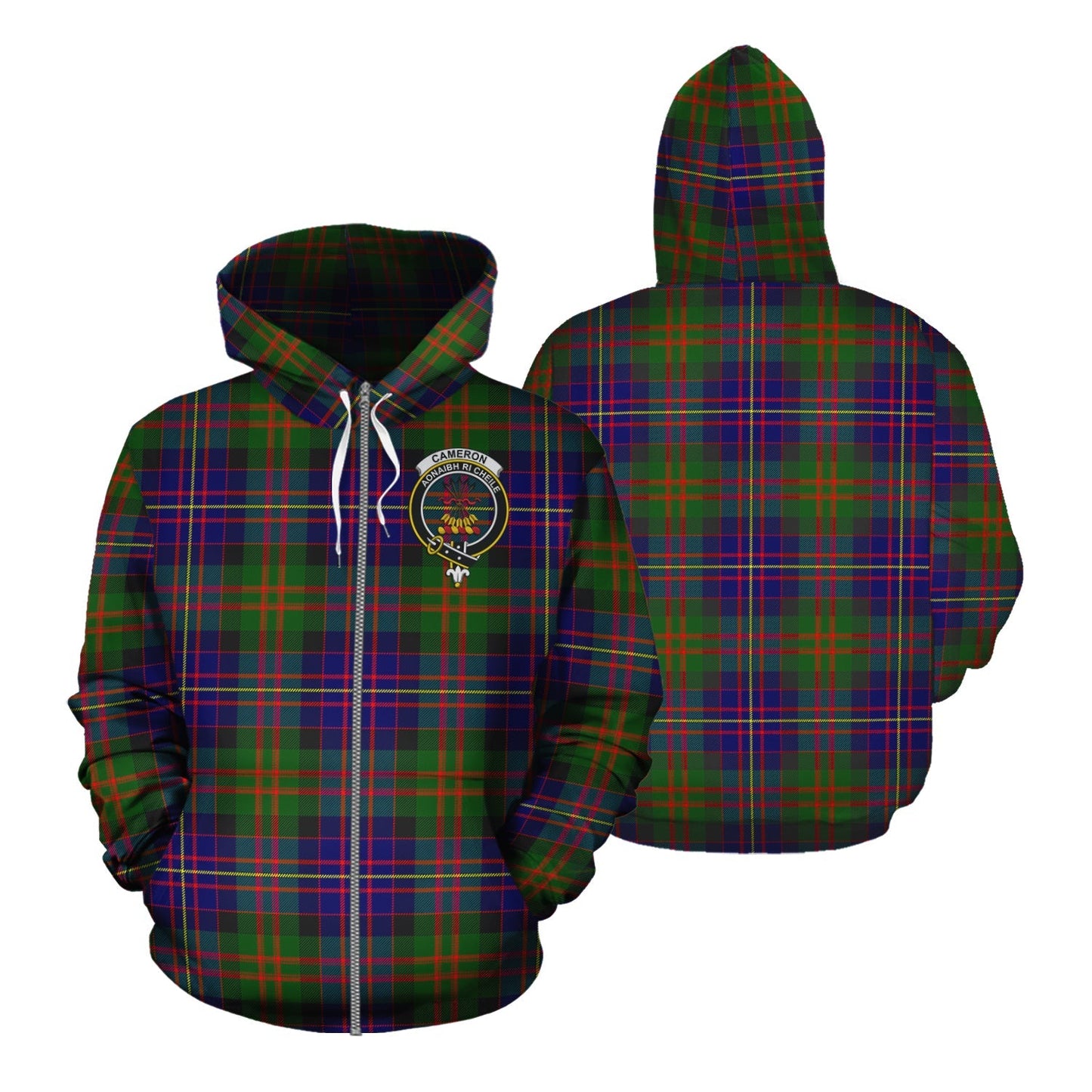 Printivon Cameron Of Erracht Modern Tartan Hoodie