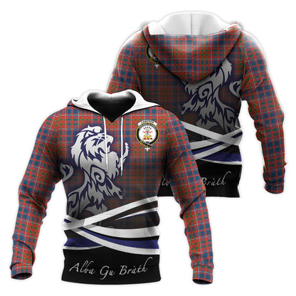 Printivon Cameron Of Lochiel Ancient Tartan Scottish Lion Hoodie