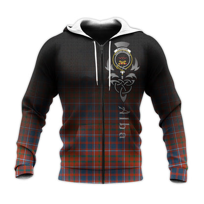 Printivon Cameron Of Lochiel Ancient Tartan Crest Alba Celtic Hoodie