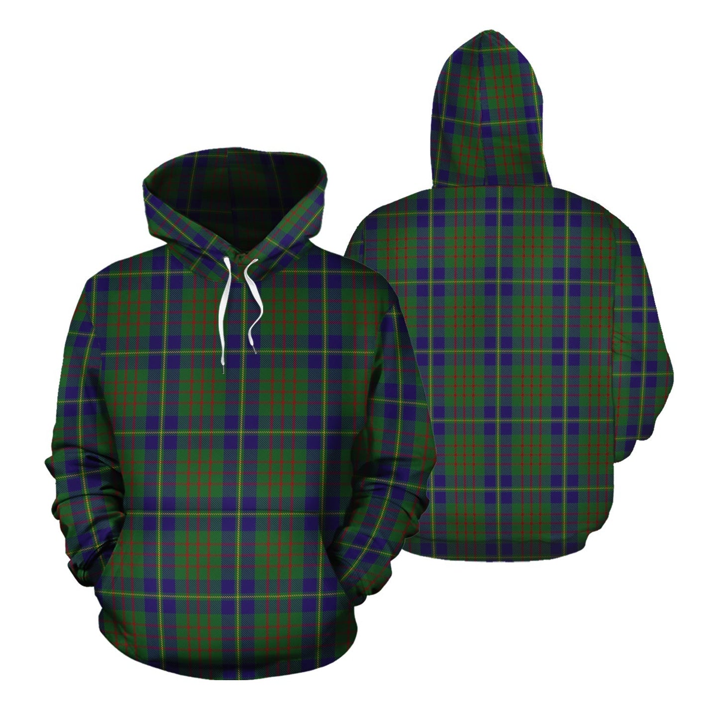 Printivon Cameron Of Lochiel Hunting Tartan Hoodie