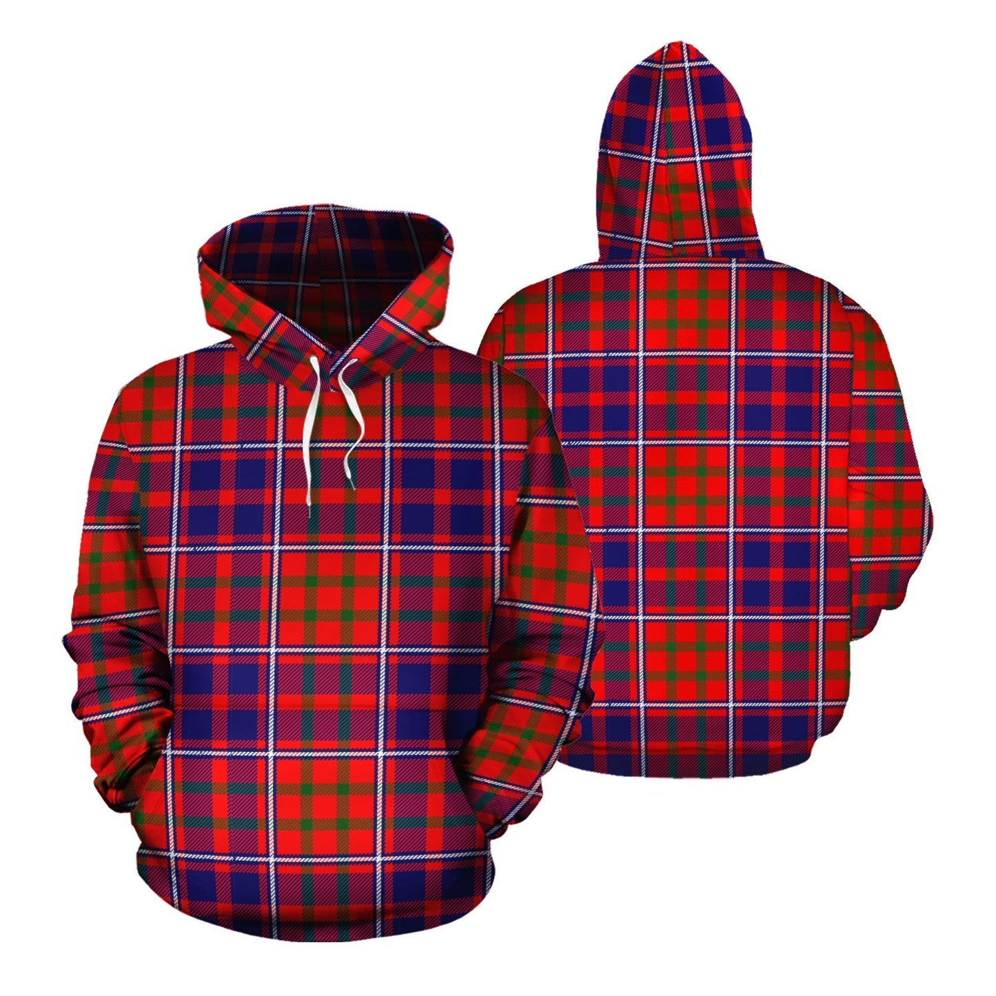 Printivon Cameron Of Lochiel Modern Tartan Hoodie
