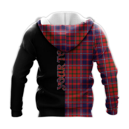 Printivon Cameron Of Lochiel Modern Tartan Personalize Half Hoodie