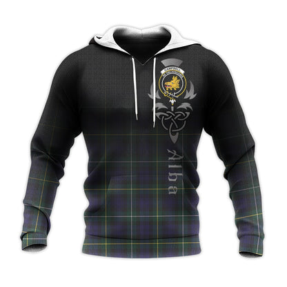 Printivon Campbell Argyll Modern Tartan Crest Alba Celtic Hoodie