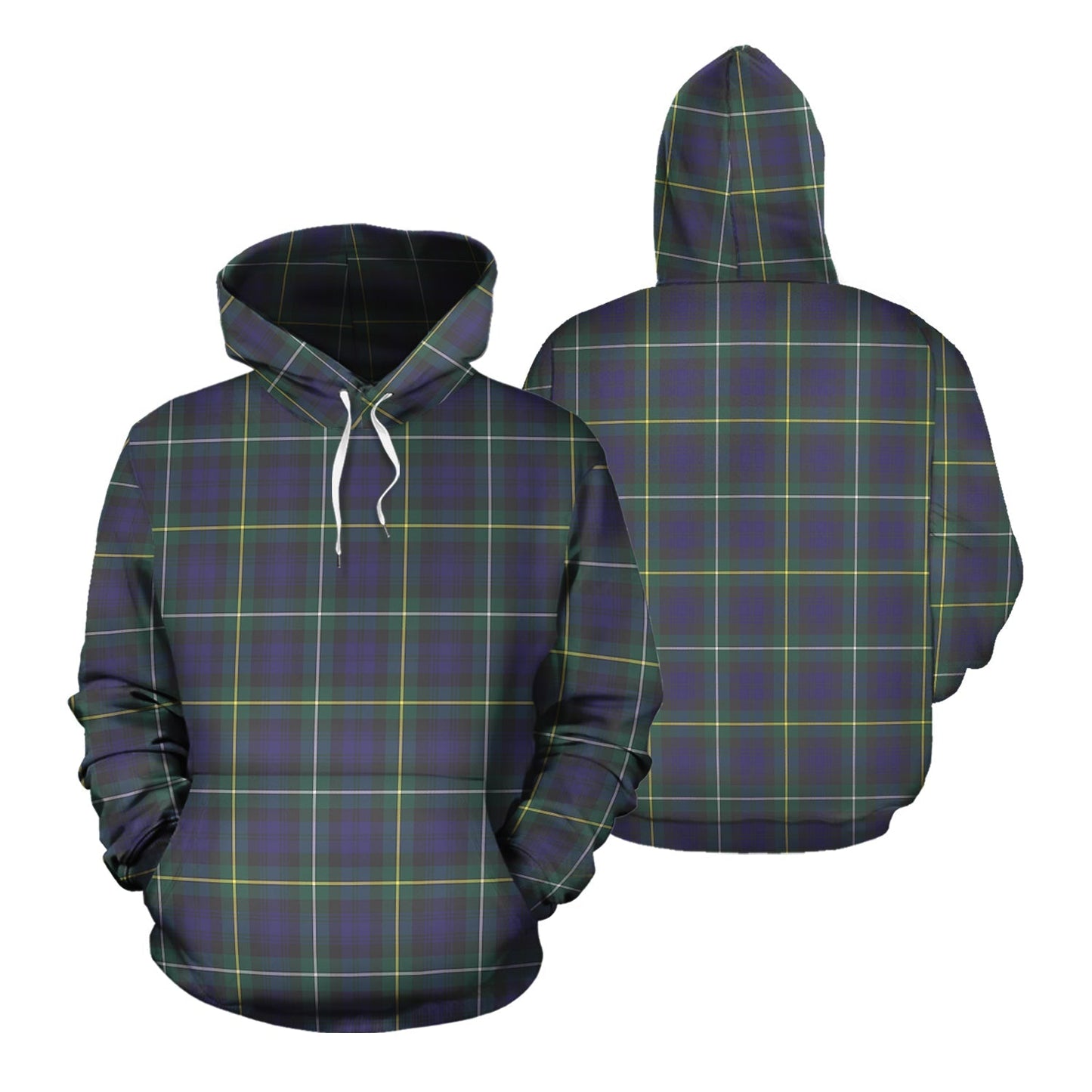 Printivon Campbell Argyll Modern Tartan Hoodie