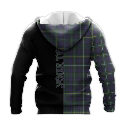 Printivon Campbell Argyll Modern Tartan Personalize Half Hoodie