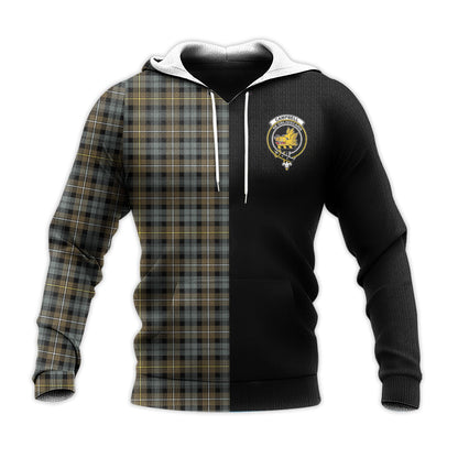 Printivon Campbell Argyll Weathered Tartan Personalize Half Hoodie