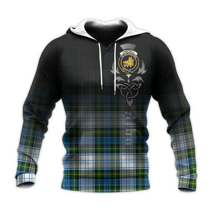 Printivon Campbell Dress Tartan Crest Alba Celtic Hoodie