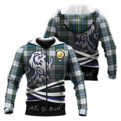 Printivon Campbell Dress Tartan Scottish Lion Hoodie