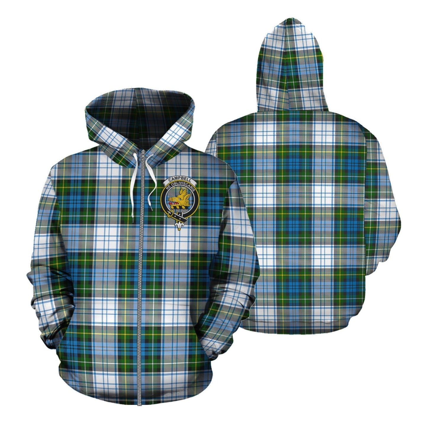 Printivon Campbell Dress Tartan Hoodie
