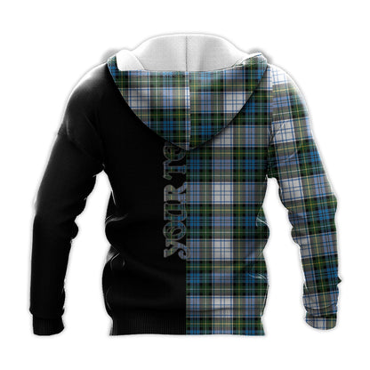 Printivon Campbell Dress Tartan Personalize Half Hoodie