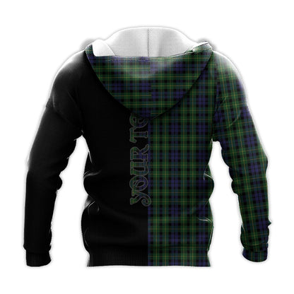 Printivon Campbell Of Breadalbane Tartan Personalize Half Hoodie