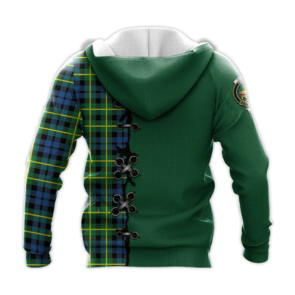 Printivon Campbell Of Breadalbane Ancient Tartan Hoodie Lion Rampant And Celtic Thistle Style