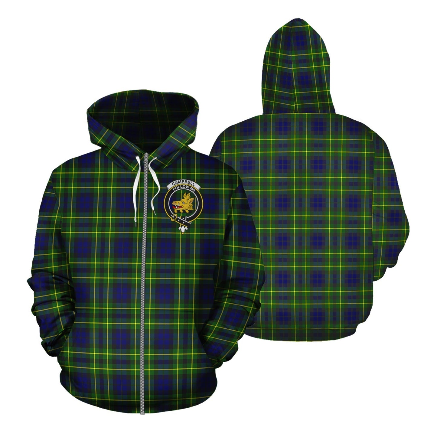 Printivon Campbell Of Breadalbane Modern Tartan Hoodie