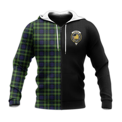 Printivon Campbell Of Breadalbane Modern Tartan Personalize Half Hoodie