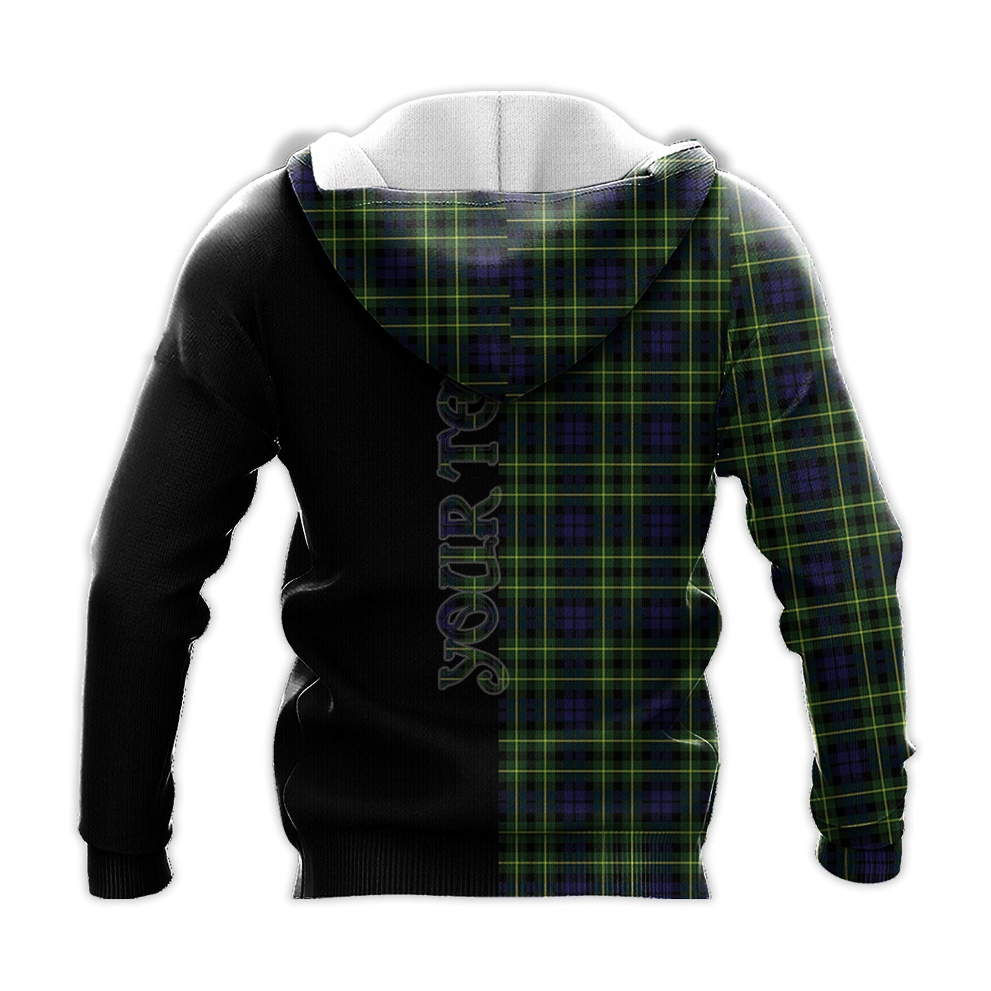 Printivon Campbell Of Breadalbane Modern Tartan Personalize Half Hoodie