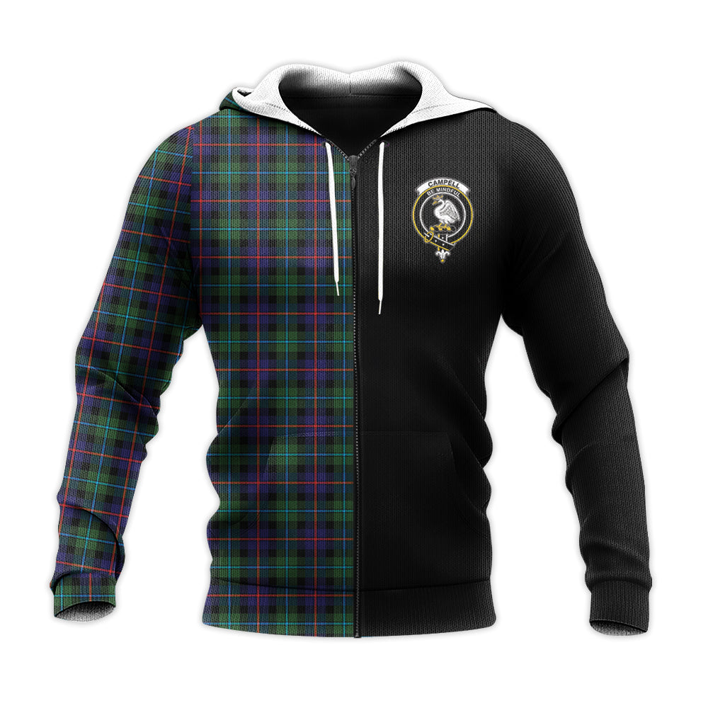 Printivon Campbell Of Cawdor Modern Tartan Personalize Half Hoodie