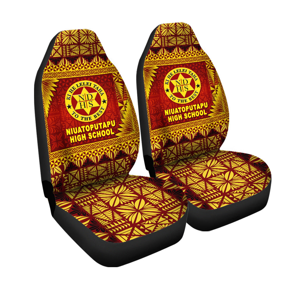 Tonga Niuatoputapu High School Car Seat Covers Simplified Version