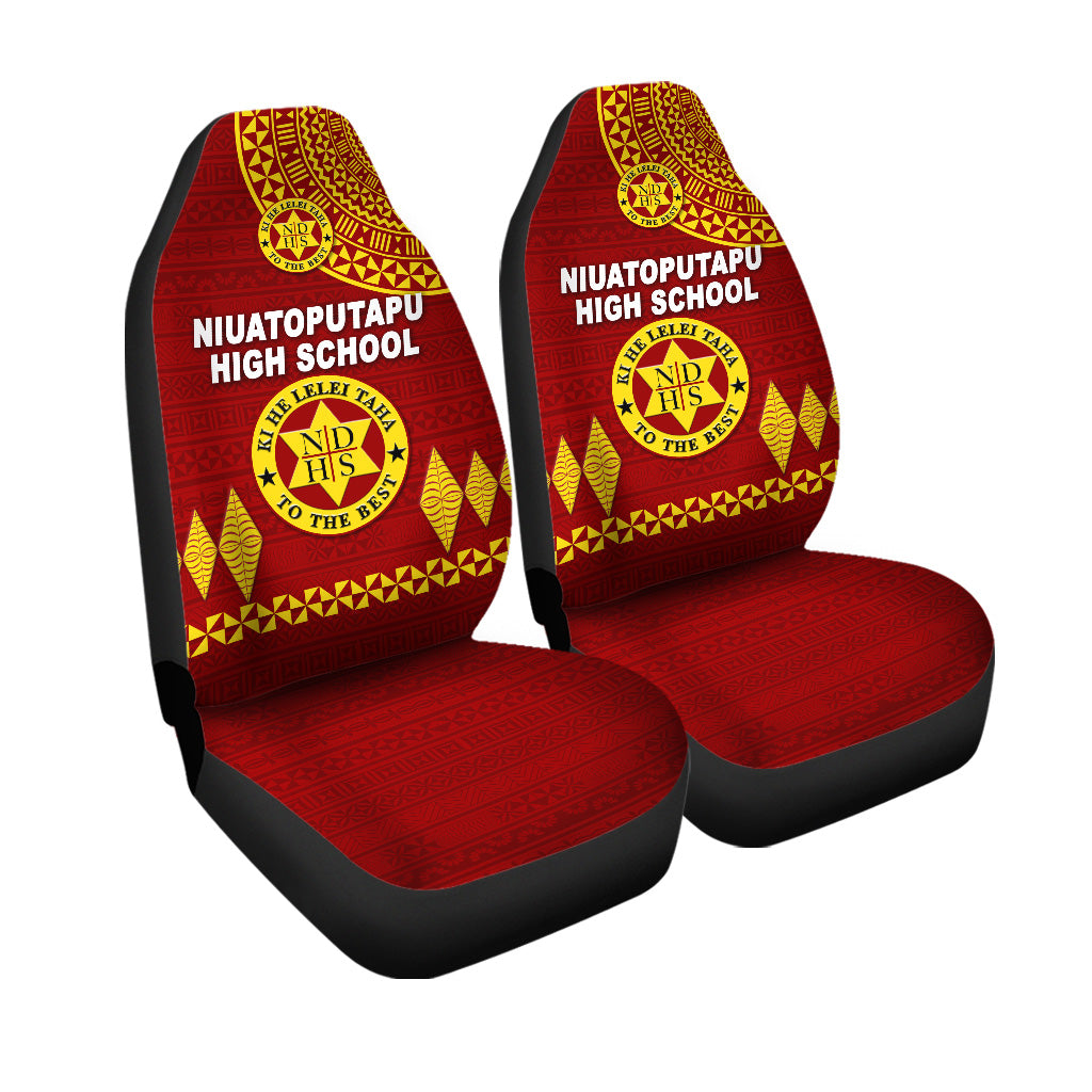 Tonga Niuatoputapu High School Car Seat Cover Simple Style