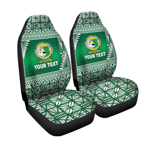 (Custom Personalised) Tonga Liahona High School Car Seat Covers Simplified Version