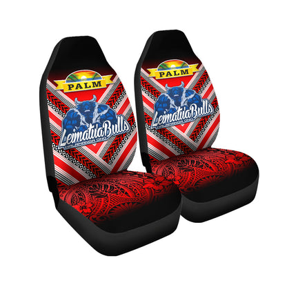 Mate Ma'a Tonga Car Seat Covers Leimatu'a Bulls Creative Style Red