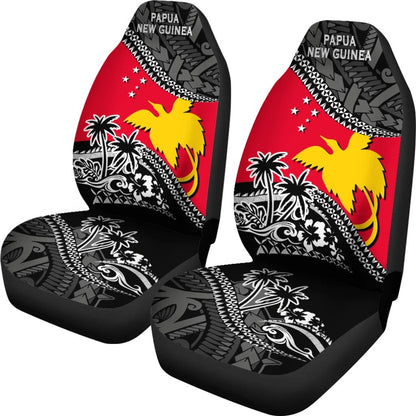 Papua New Guinea Car Seat Covers Papua New Guinea Flag Fall In The Wave K9