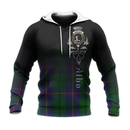 Printivon Carmichael Tartan Crest Alba Celtic Hoodie