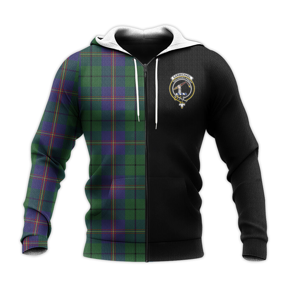 Printivon Carmichael Tartan Personalize Half Hoodie