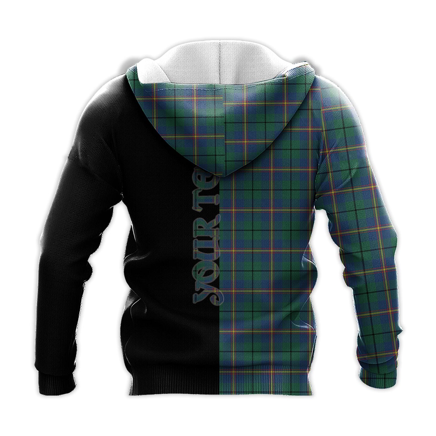Printivon Carmichael Ancient Tartan Personalize Half Hoodie