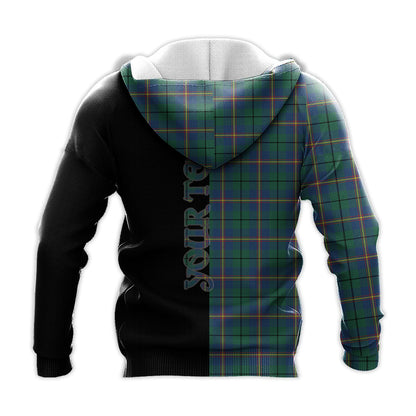 Printivon Carmichael Ancient Tartan Personalize Half Hoodie