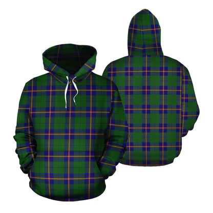 Printivon Carmichael Modern Tartan Hoodie