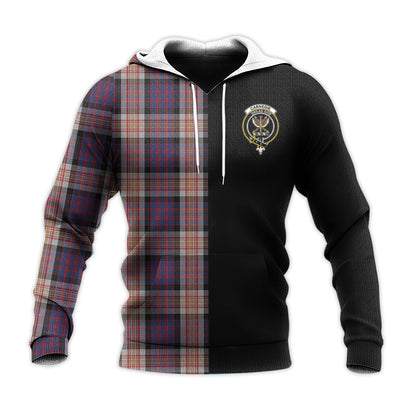 Printivon Carnegie Tartan Personalize Half Hoodie