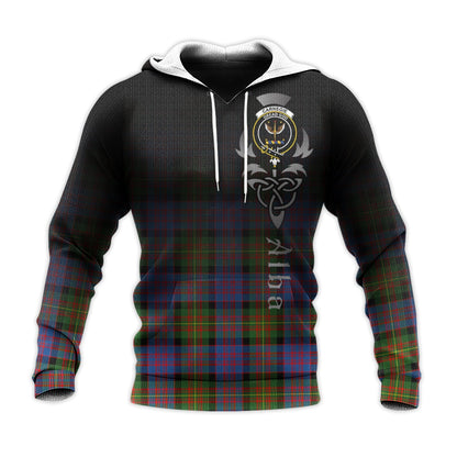 Printivon Carnegie Ancient Tartan Crest Alba Celtic Hoodie