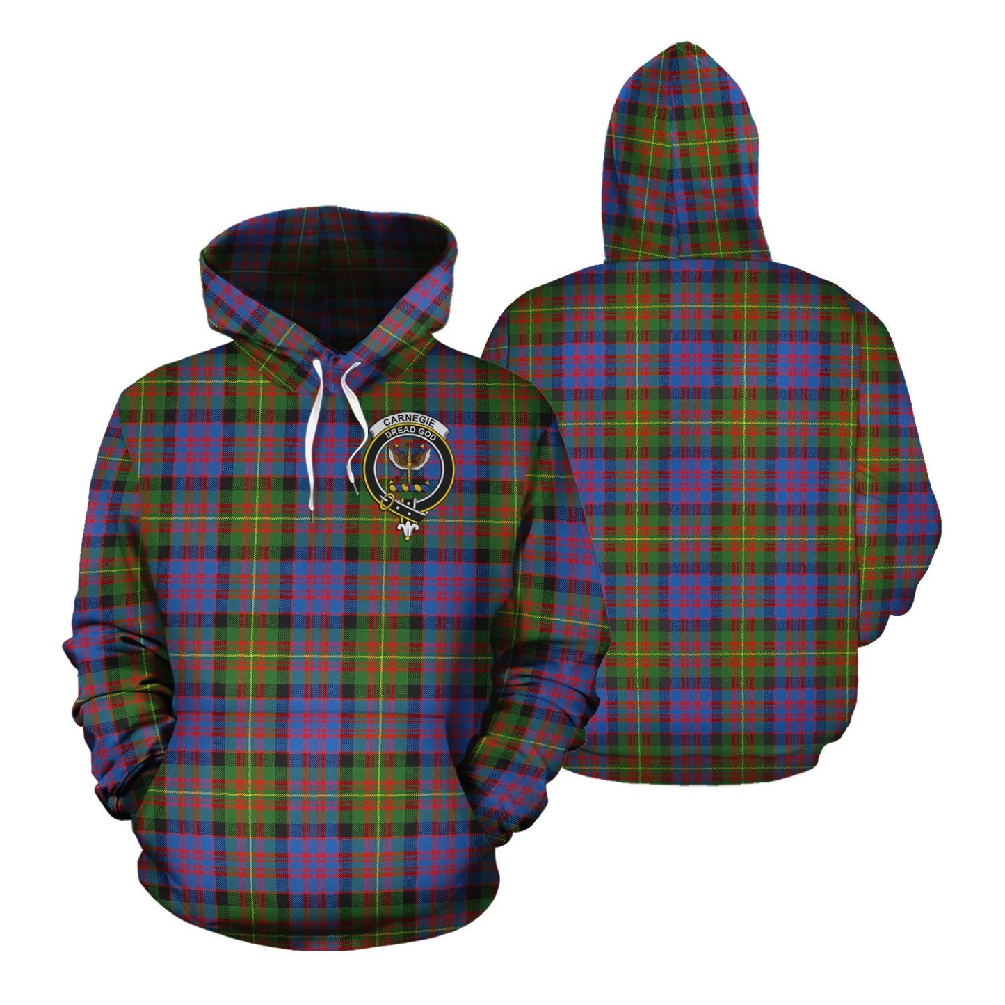 Printivon Carnegie Ancient Tartan Hoodie