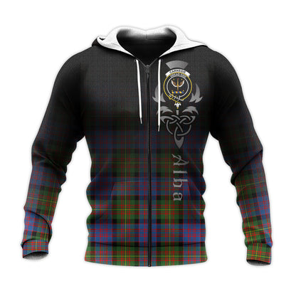 Printivon Carnegie Ancient Tartan Crest Alba Celtic Hoodie
