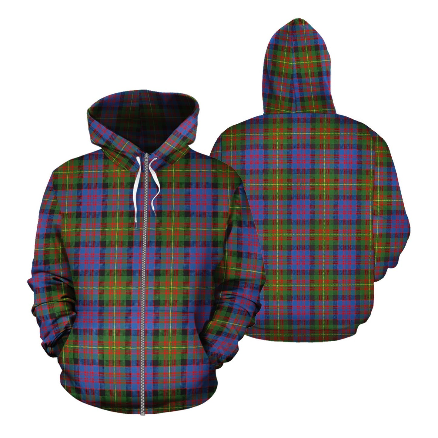 Printivon Carnegie Ancient Tartan Hoodie
